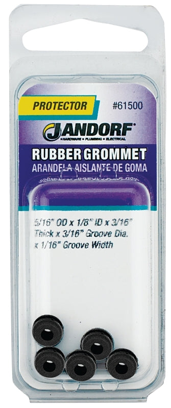 Jandorf Specialty Hardw Grommet Rubber 5/16 Od 61500