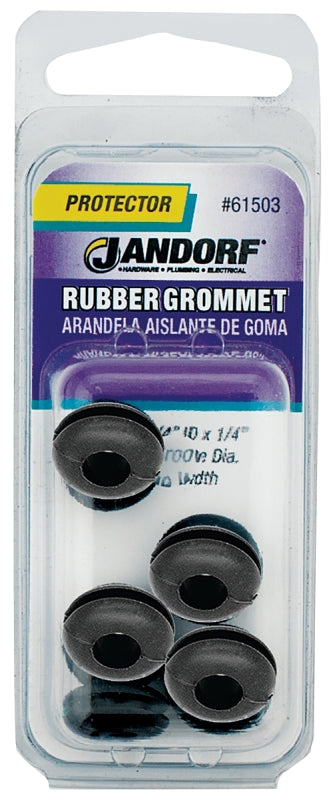 JANDORF Specialty Hardware 61503 Cable Calmp, Black