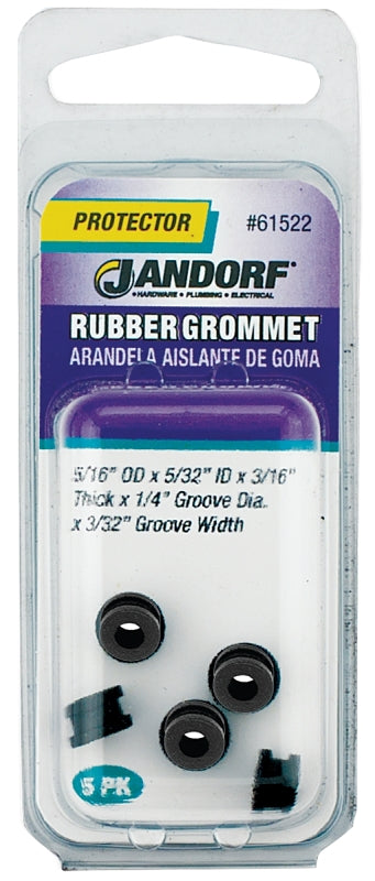 JANDORF Specialty Hardware 61522 Grommet Black