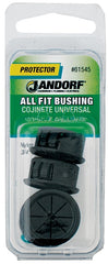 Jandorf 61545 conduit bushing, Black