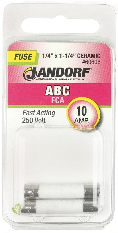 Jandorf Specialty Hardw Fuse ABC 10A Fast Acting 60606
