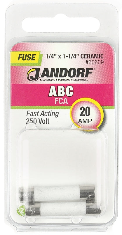 Jandorf Fuse ABC 20a Fast Acting 60609