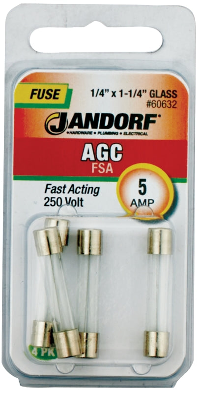 Jandorf Specialty Hardw Fuse Agc 5A Fast Acting 60632
