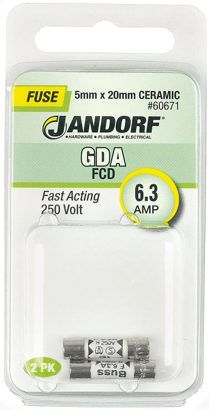 Jandorf Ceramc Fuse F/A Gda 6.3a 60671