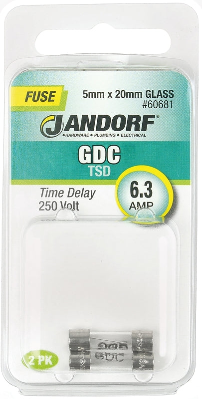 Jandorf Specialty Hardw Fuse Gdc 6.3A Time Delay 60681