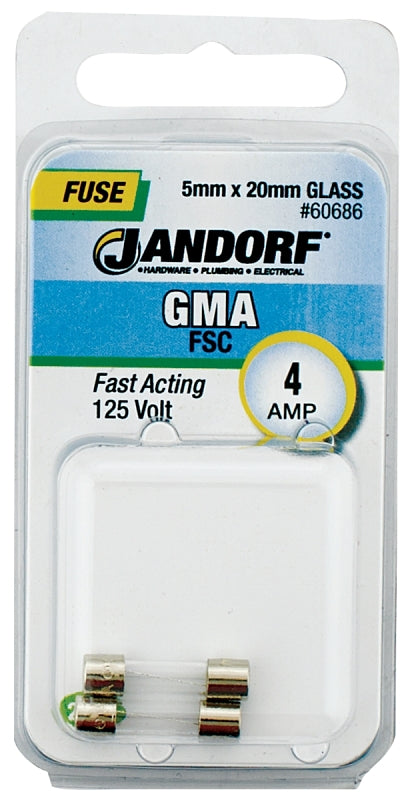 Jandorf Specialty Hardw Fuse Gma 4A Fast Acting 60686