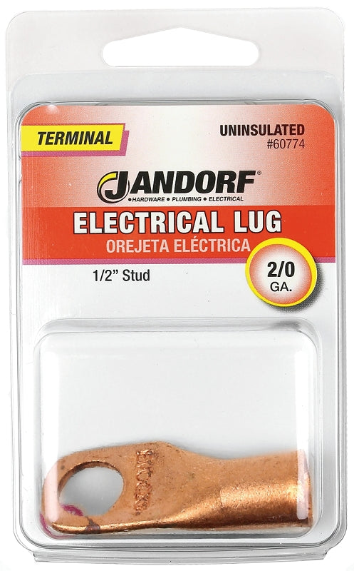 Jandorf Specialty Hardw Terminal Elec Lug 2/0 Un 1/2In 60774