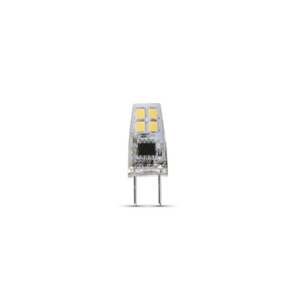 Feit Electric BP20G8/830/LED LED Bulb, Specialty, T4 Lamp, 20 W Equivalent, G8 Lamp Base, Dimmable, Clear, Warm White