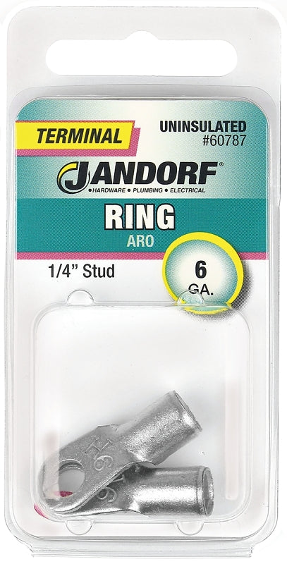 Jandorf Specialty Hardw Term Ring 6St Uninsul 1/4 60787