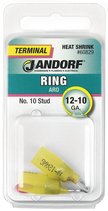 Jandorf Specialty Hardw Term Ring Heat Shrnk No10 Stud 60829
