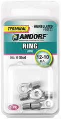 Jandorf 60832 High-Temp Non-Insulated Ring Terminal