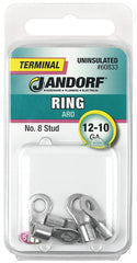 Jandorf 60833 High-Temp Non-Insulated Ring Terminal