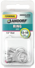 Jandorf 60835 High-Temp Non-Insulated Ring Terminal