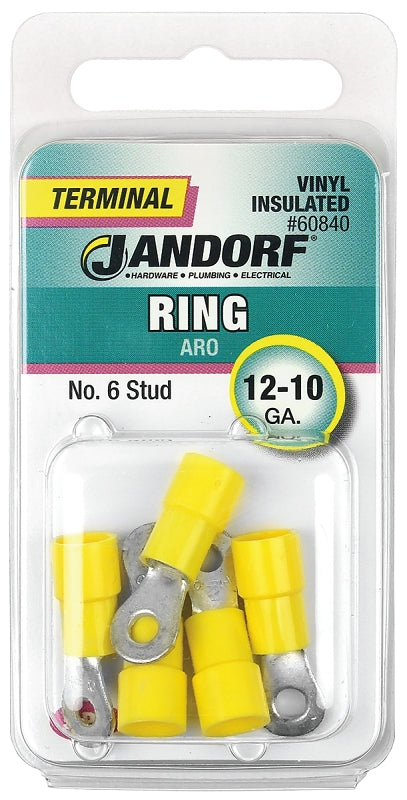 Jandorf, Size, No Color Specialty Hardw Term Ring Vinyl Ins No6 Stud 60840