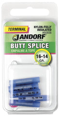 Jandorf 60856 butt splice connector, Blue