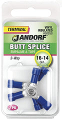 Jandorf 60858 butt splice connector, Blue