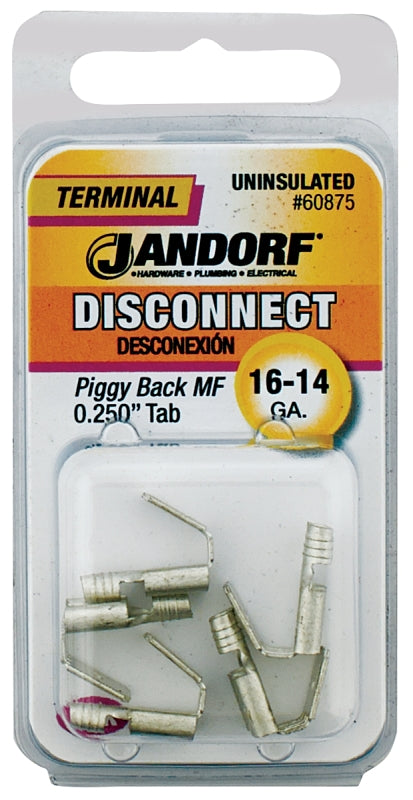 Jandorf Specialty Hardw Term Disc M/F Piggyback .25Tb 60875