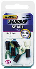 Jandorf 60918 Spade Terminal, Blue