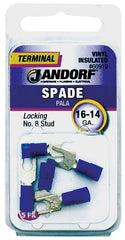 Jandorf 60919 Spade Terminal, Blue