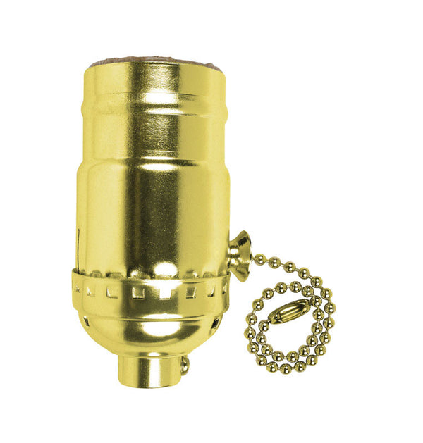 Jandorf Socket Pull Chain 3 Way Brass 60411
