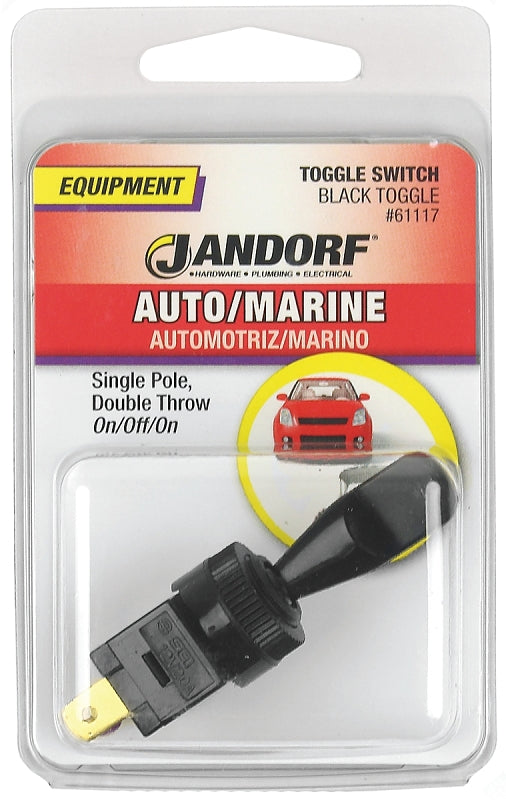 Jandorf Specialty Hardw Switch Togg Blk Spdt On/Off/On 61117