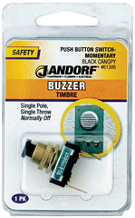Jandorf 61306 push button switch, Black