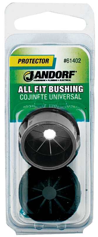 JANDORF SPECIALTY HARDWARE 61402 All Fit Insulated Conduit Bushing, 1 X 3/4 In, Nylon