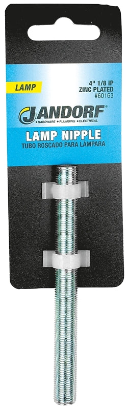 Jandorf Nipple 1/8inch Ip 4in Yel Zinc 60163