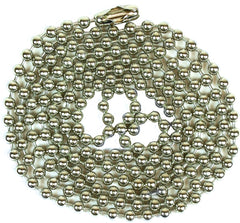 Jandorf 94991 pull chain, nickel-plated