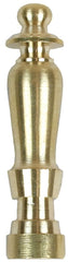 JANDORF Specialty Hardware 60100 2" Brass Spindle Finial