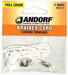 Orrco 60313 Pull Chain Cord, White