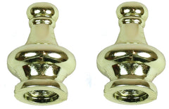 Jandorf 60102 Lamp Finial, Brass