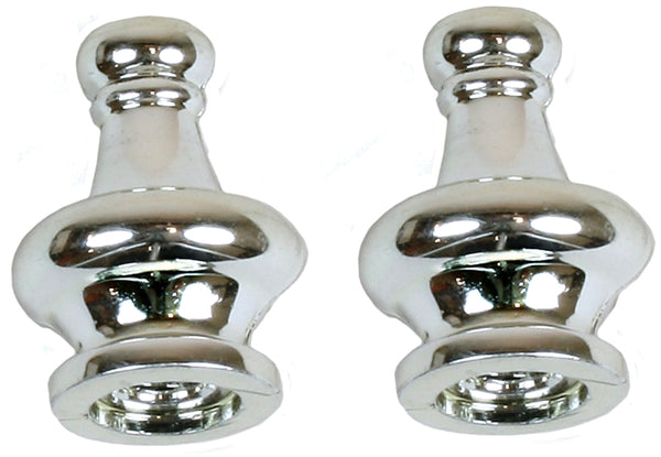 Jandorf 60103 Lamp Finial, Nickel