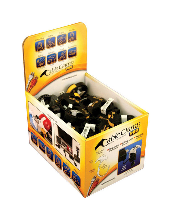 QA Worldwide DS0309-50 Small Cable Clamp Pro Management Tool (50-Pack)