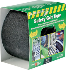 Gator Grip Traction Tape, Premium Grade 60 Grit Anti-Slip Adhesive Tape, Indoor/Outdoor, Great for Stairs, Docks, Boats & Ramps, Black, 4 inch x 60 ft, RE160