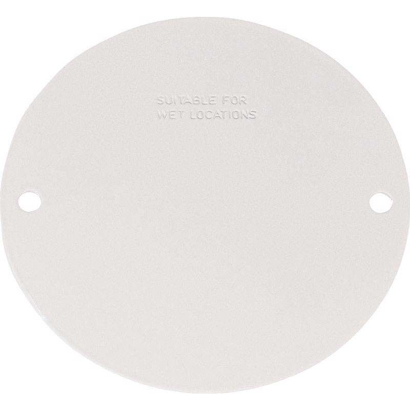 RND BLANK CVR WHT