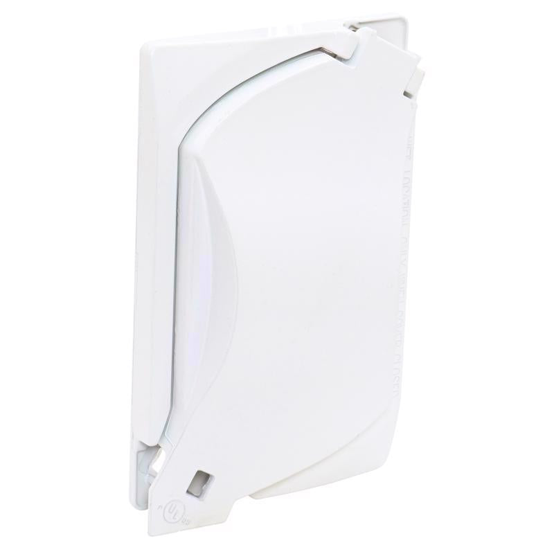 Sigma Electric, White Sigma Engineered Solutions, 14147WH 1-Gang Universal Weatherproof Cover, No Size