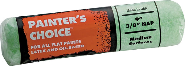 Wooster Brush R275-9 Painter's Choice Roller Cover, 3/8-Inch Nap, 9-Inch