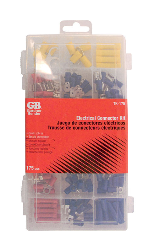 Gardner Bender Terminal & Connector Kit, Assorted, 175-Pc. TK-175