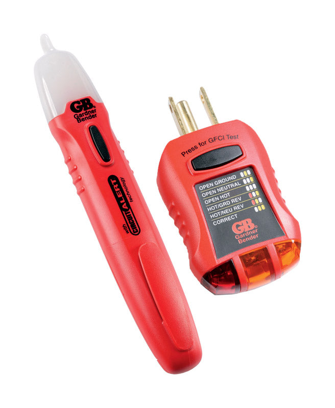 Gardner Bender GTK-2 Safety Kit, GVD-3504 Non-Contact Voltage Tester and GFI-3501 GFI Tester, 2-Piece