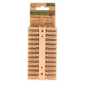 RAWLPLUG 3/16" Uno Timber Multi-Purpose Drywall Anchors Push-in Ribbed 11lbs. (Clip of 96) R-U0-3/16-96-TB