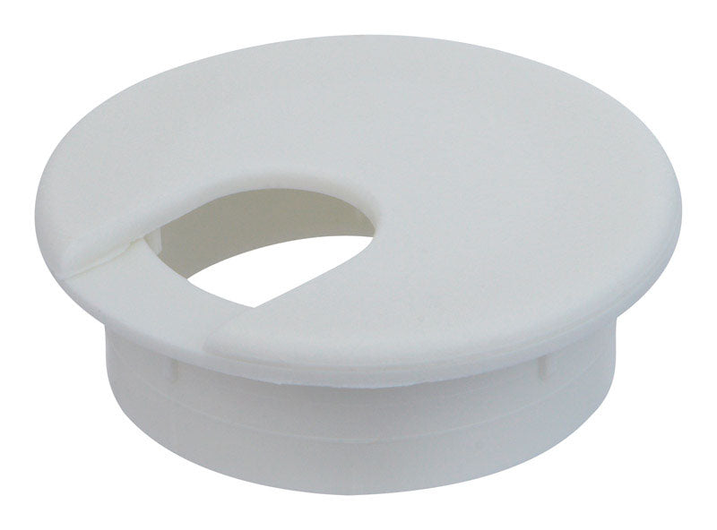 Grommet Desk Pure Wht 2 In