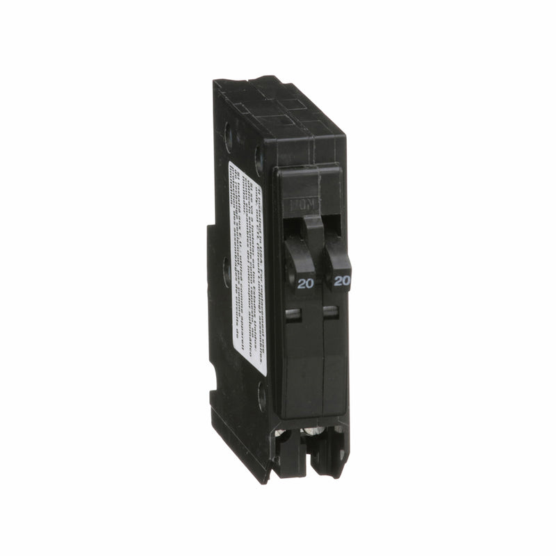 Square D by Schneider Electric QO2020CP QO 2-20-Amp Single-Pole Tandem Circuit Breaker