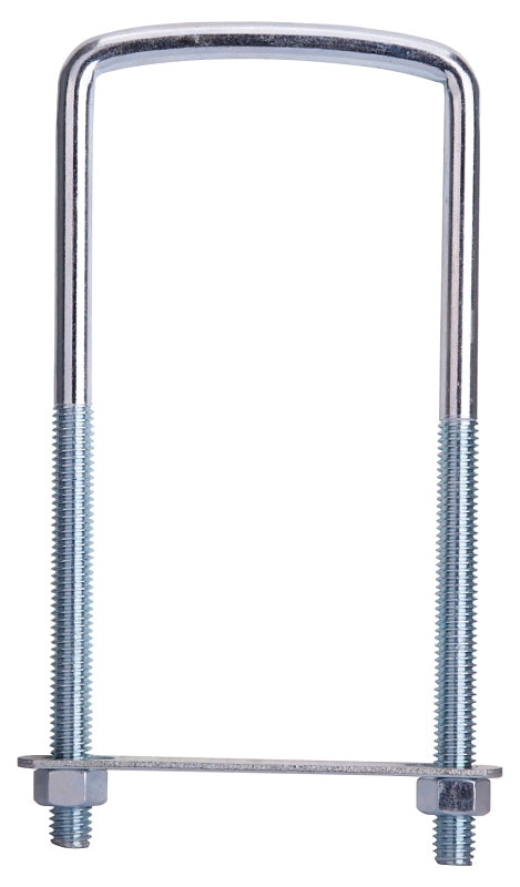 MINTCRAFT LR353 Zinc Square U Bolt, Number-657, 3/8x3x7-Inch
