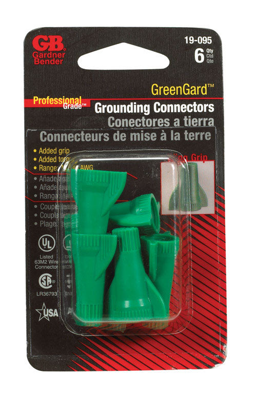 Xcdiscount Green Gard Conector de conexión a tierra, 6 paquetes 19-095 (6-Pack)