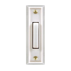 Heath Zenith Globe Electric SL-315-1-00 Wired LED Push Button, No Size, White 18000092