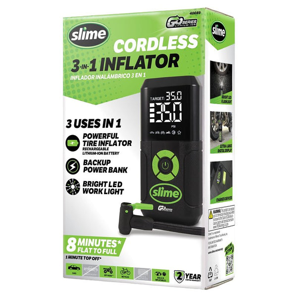 Slime 40089 Tire Inflator Black