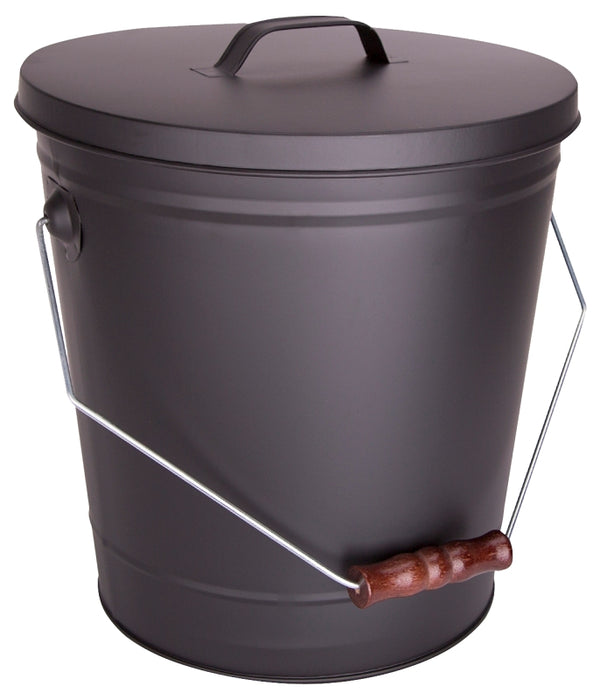 Homebasix Gjf01 Ash Bucket, Powder Coated, Black, 13" (Pack Of 4)