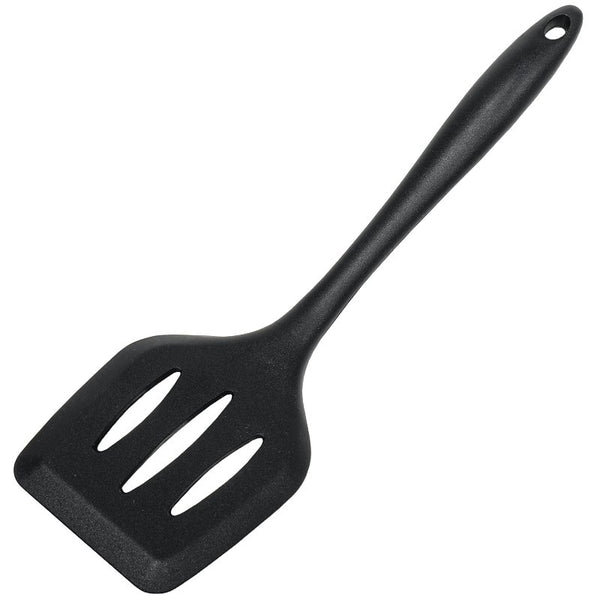 Chef Craft Premium Silicone Spatula/Turner, 11.75 inch, Black 13610