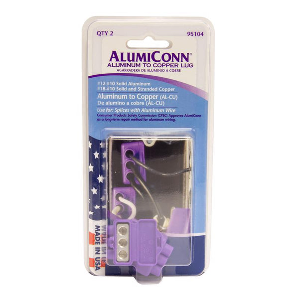 King Innovation 3-Port Aluminum to Copper Wire Connector (2-Pack) 95104